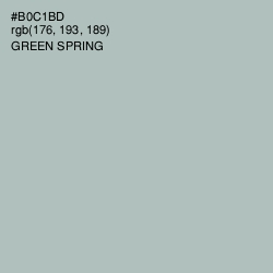 #B0C1BD - Green Spring Color Image